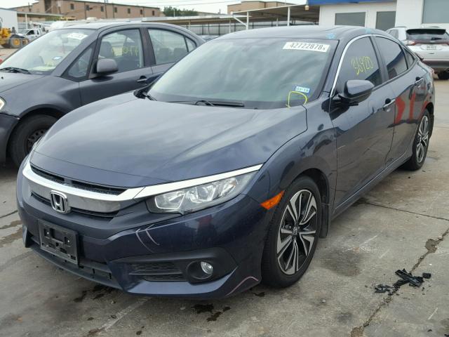 19XFC1F72GE013216 - 2016 HONDA CIVIC EXL ლურჯი ფოტო 2