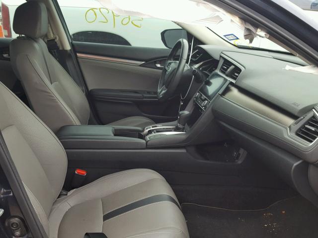 19XFC1F72GE013216 - 2016 HONDA CIVIC EXL ლურჯი ფოტო 5