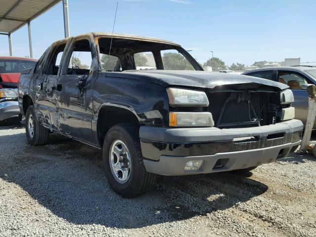 3GNEC12T44G248139 - 2004 CHEVROLET AVALANCHE BLACK photo 1