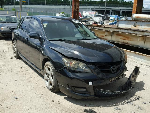 JM1BK34M281854639 - 2008 MAZDA SPEED 3 BLACK photo 1