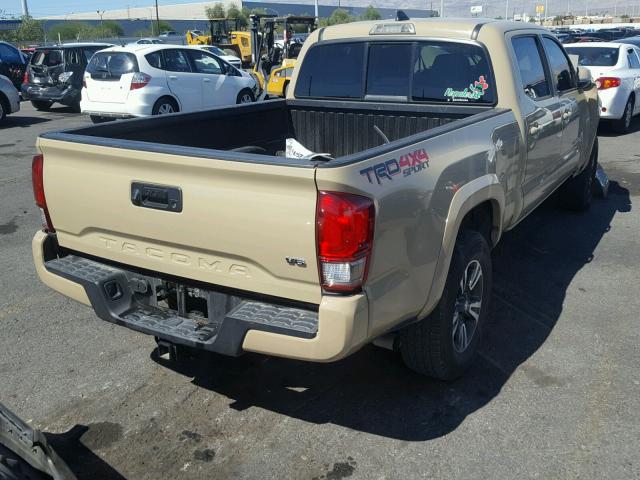 3TMDZ5BN1GM001131 - 2016 TOYOTA TACOMA DOU BROWN photo 4