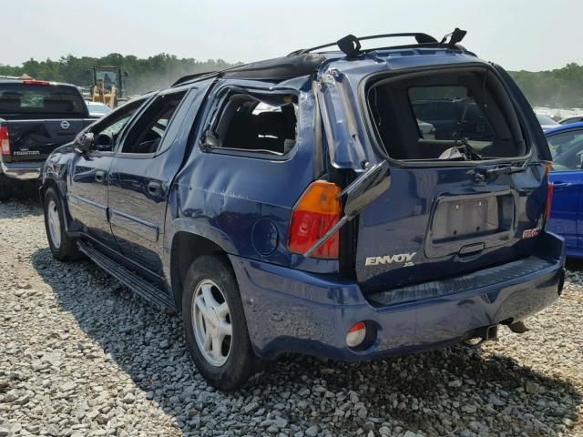 1GKET16SX46227702 - 2004 GMC ENVOY XL BLUE photo 3