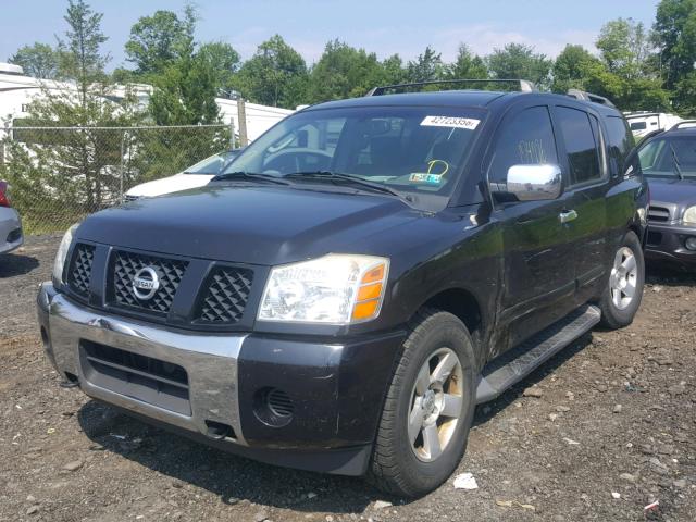 5N1AA08B34N704334 - 2004 NISSAN ARMADA SE BLACK photo 2