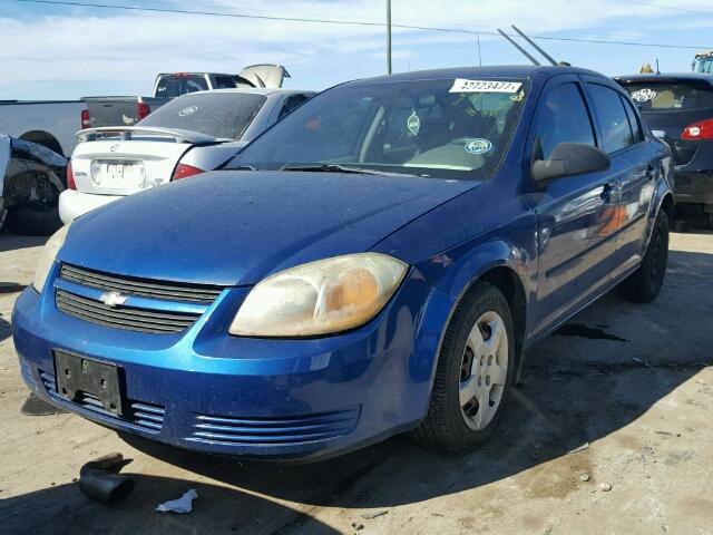 1G1AK52F757520975 - 2005 CHEVROLET COBALT BLUE photo 2