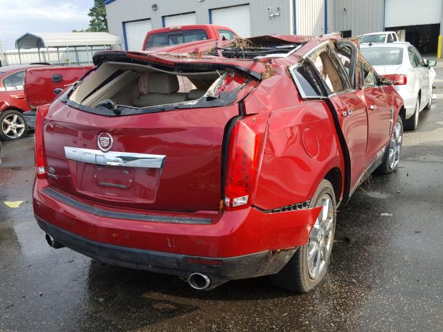 3GYFNBEY7BS640668 - 2011 CADILLAC SRX PERFOR RED photo 4