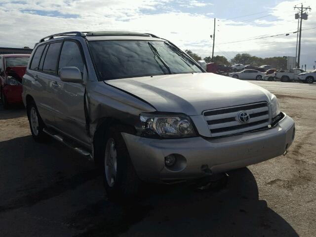 JTEEP21A150125337 - 2005 TOYOTA HIGHLANDER SILVER photo 1