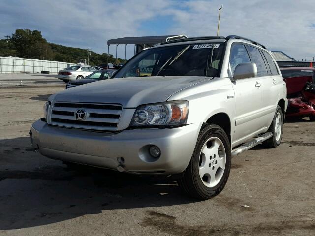 JTEEP21A150125337 - 2005 TOYOTA HIGHLANDER SILVER photo 2