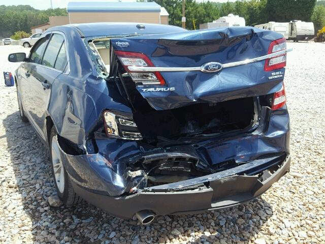 1FAHP2E89GG137616 - 2016 FORD TAURUS SEL BLUE photo 9