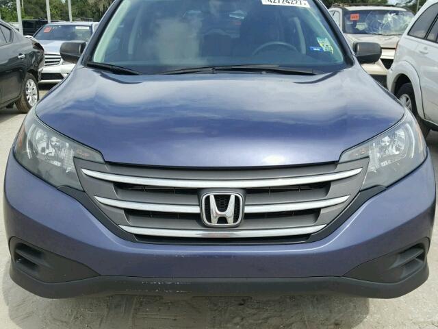 2HKRM3H31DH504416 - 2013 HONDA CR-V LX BLUE photo 9