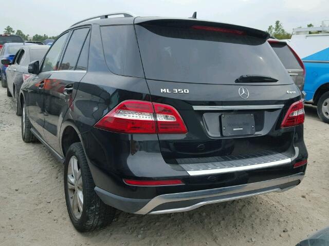 4JGDA5HB5FA614087 - 2015 MERCEDES-BENZ ML BLACK photo 3