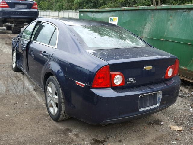 1G1ZG57B194149734 - 2009 CHEVROLET MALIBU LS BLUE photo 3