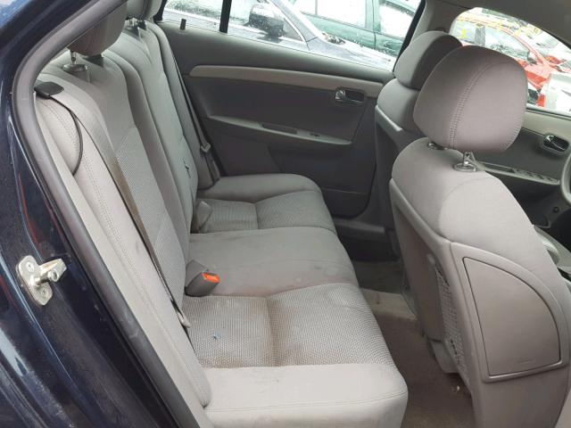 1G1ZG57B194149734 - 2009 CHEVROLET MALIBU LS BLUE photo 6