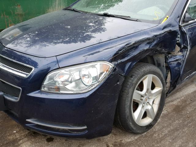 1G1ZG57B194149734 - 2009 CHEVROLET MALIBU LS BLUE photo 9