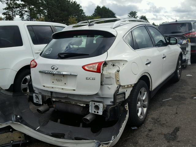 JNKAJ09F18M360146 - 2008 INFINITI EX35 WHITE photo 4