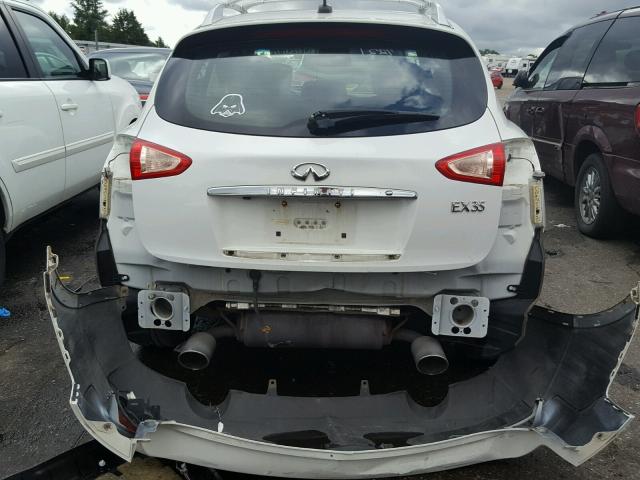 JNKAJ09F18M360146 - 2008 INFINITI EX35 WHITE photo 9