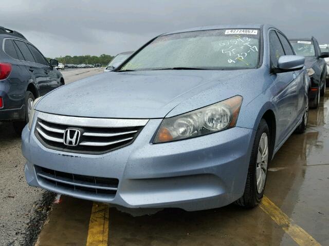 1HGCP2F33BA047320 - 2011 HONDA ACCORD BLUE photo 2