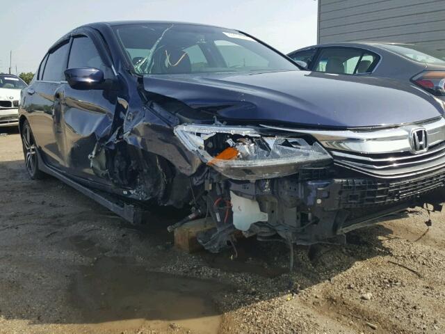 1HGCR2F57GA183579 - 2016 HONDA ACCORD SPO BLUE photo 9