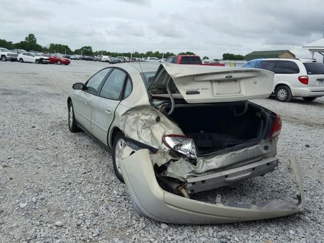 1FAFP56U86A169477 - 2006 FORD TAURUS SEL TAN photo 3