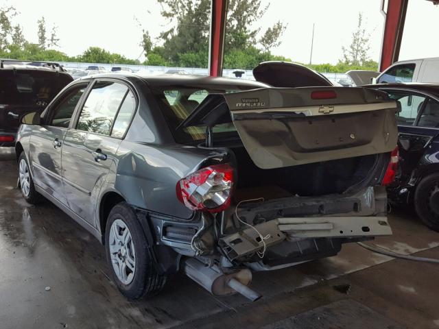 1G1ZS51F36F225576 - 2006 CHEVROLET MALIBU LS გრაფიტი ფოტო 3