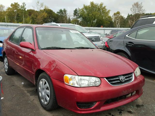 1NXBR12E11Z547815 - 2001 TOYOTA COROLLA MAROON photo 1