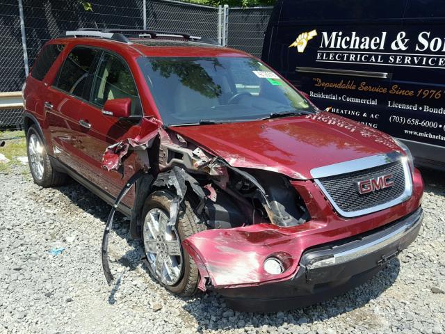 1GKLVNED2AJ173509 - 2010 GMC ACADIA SLT 栗色 照片 1