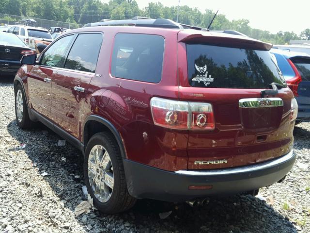 1GKLVNED2AJ173509 - 2010 GMC ACADIA SLT 栗色 照片 3