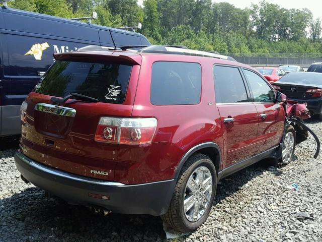 1GKLVNED2AJ173509 - 2010 GMC ACADIA SLT 栗色 照片 4