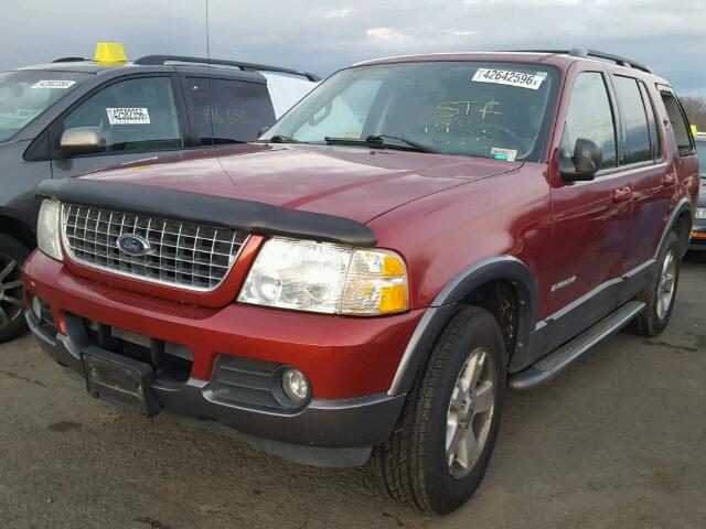 1FMZU63K24UC27373 - 2004 FORD EXPLORER X RED photo 2