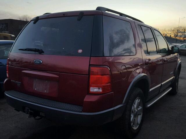 1FMZU63K24UC27373 - 2004 FORD EXPLORER X RED photo 4