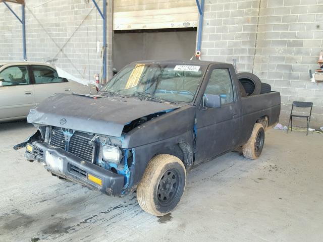 1N6SD11S1SC346480 - 1995 NISSAN TRUCK E/XE BLACK photo 2