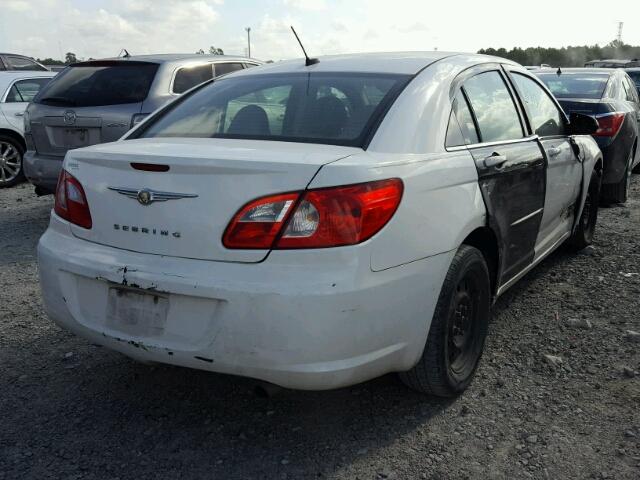 1C3LC46K18N111910 - 2008 CHRYSLER SEBRING LX WHITE photo 4