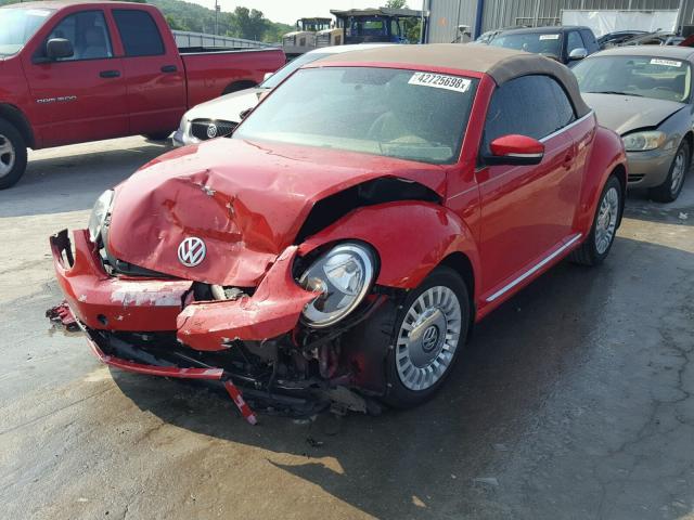 3VW517AT1FM802547 - 2015 VOLKSWAGEN BEETLE 1.8 RED photo 2
