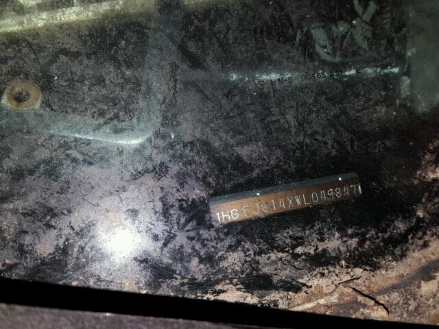 1HGEJ814XWL049847 - 1998 HONDA CIVIC EX 黑色 照片 10