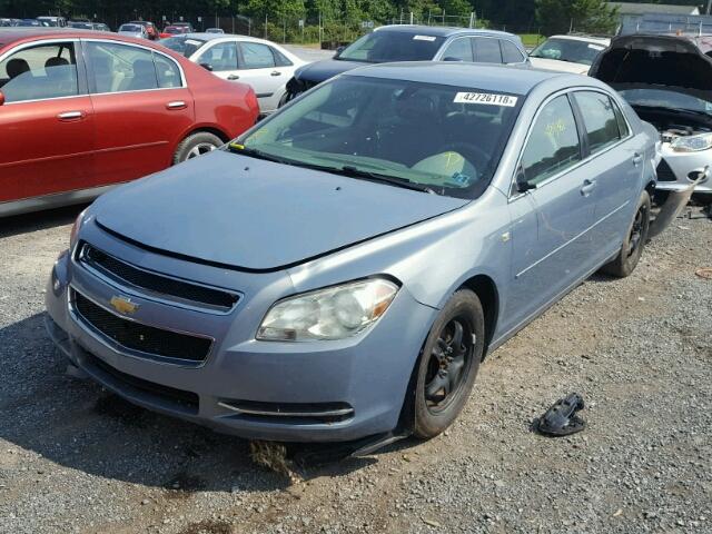 1G1ZG57B38F224842 - 2008 CHEVROLET MALIBU LS Mavi foto 2