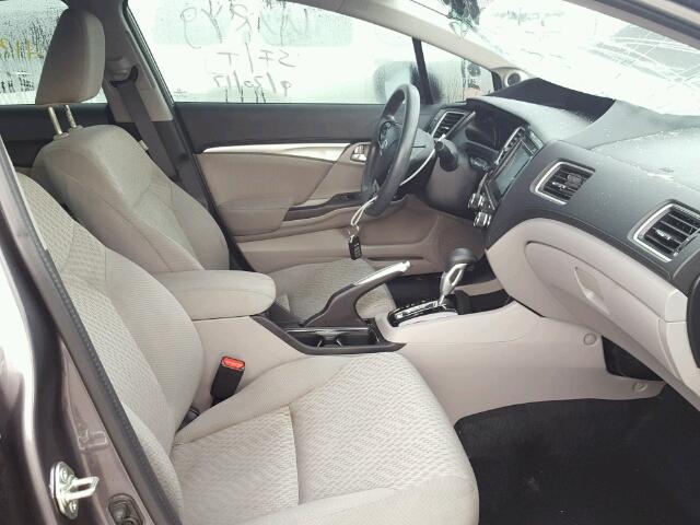 19XFB2F89FE048836 - 2015 HONDA CIVIC EX ნაცრისფერი ფოტო 5