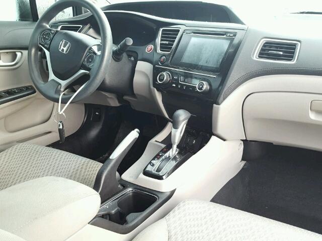 19XFB2F89FE048836 - 2015 HONDA CIVIC EX ნაცრისფერი ფოტო 9