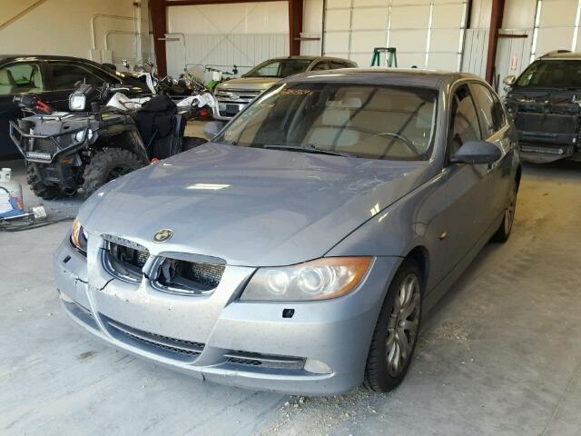 WBAVD33576KV59347 - 2006 BMW 330 XI BLUE photo 2