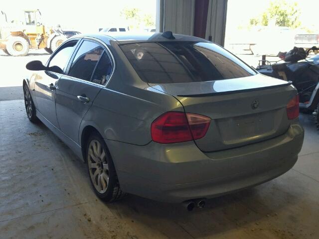 WBAVD33576KV59347 - 2006 BMW 330 XI BLUE photo 3