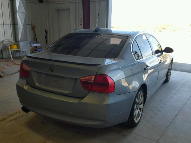 WBAVD33576KV59347 - 2006 BMW 330 XI BLUE photo 4