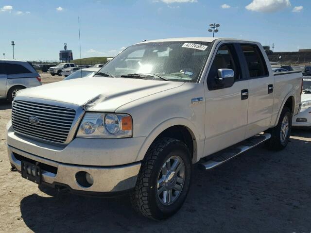 1FTPW14V87FA89879 - 2007 FORD F150 WHITE photo 2