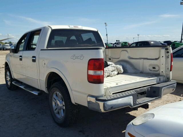 1FTPW14V87FA89879 - 2007 FORD F150 WHITE photo 3