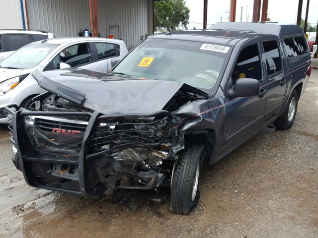 1GTCS33E588204984 - 2008 GMC CANYON SLE GRAY photo 2