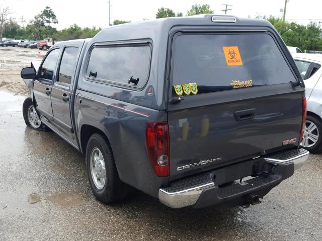 1GTCS33E588204984 - 2008 GMC CANYON SLE GRAY photo 3