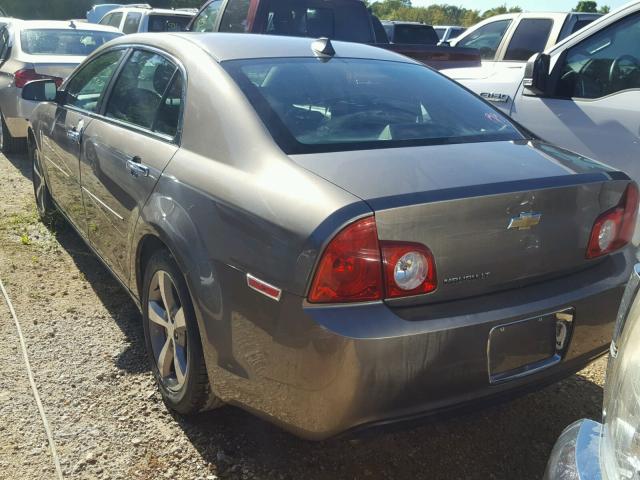 1G1ZC5E06CF220760 - 2012 CHEVROLET MALIBU ნაცრისფერი ფოტო 3