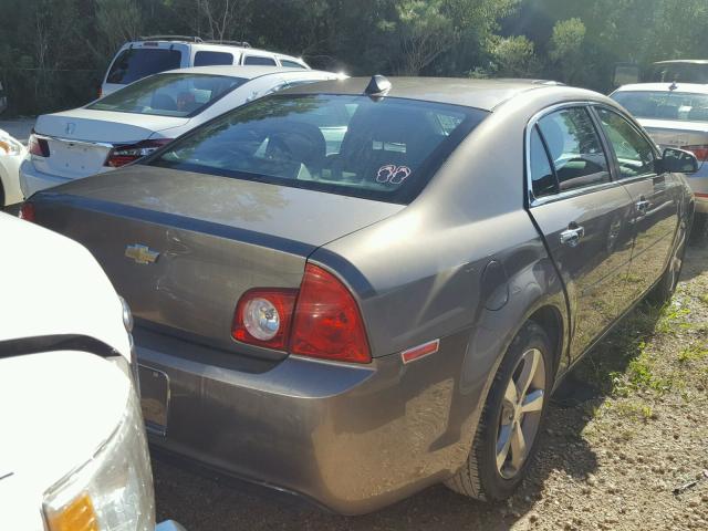 1G1ZC5E06CF220760 - 2012 CHEVROLET MALIBU ნაცრისფერი ფოტო 4