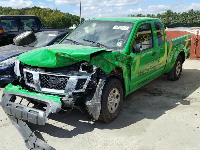 1N6BD0CT5HN725172 - 2017 NISSAN FRONTIER S GREEN photo 2