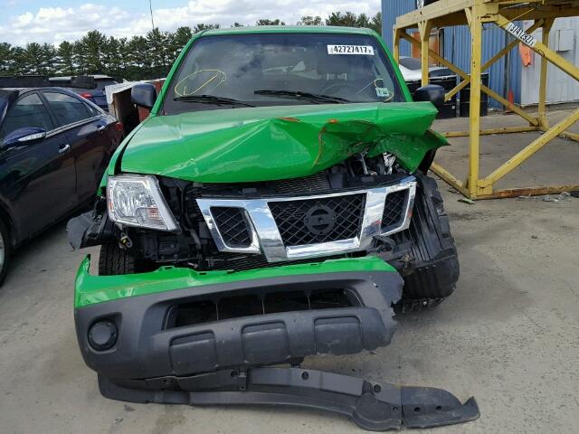 1N6BD0CT5HN725172 - 2017 NISSAN FRONTIER S GREEN photo 9