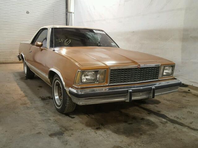 1W80U8D421406 - 1978 CHEVROLET EL CAMINO BROWN photo 1