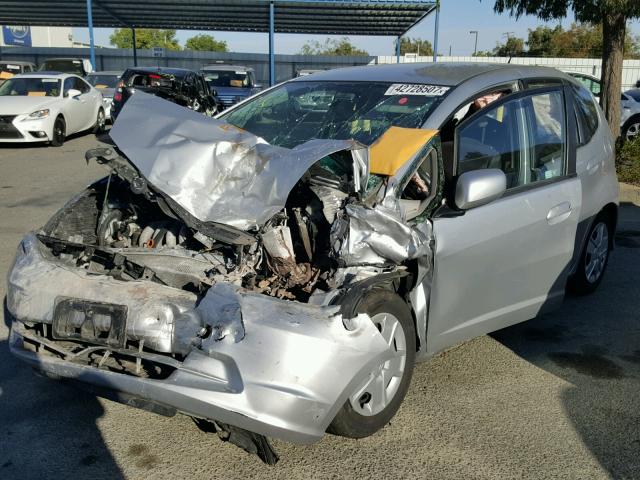 JHMGE8H37CC035813 - 2012 HONDA FIT SILVER photo 2