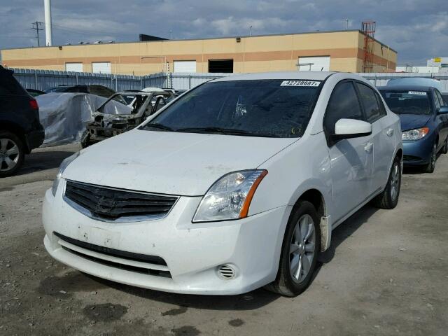 3N1AB6AP1BL687950 - 2011 NISSAN SENTRA 2.0 WHITE photo 2